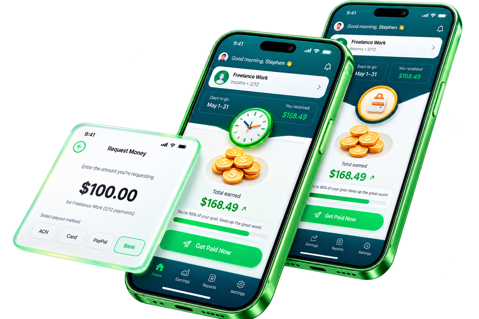 Stush product screens